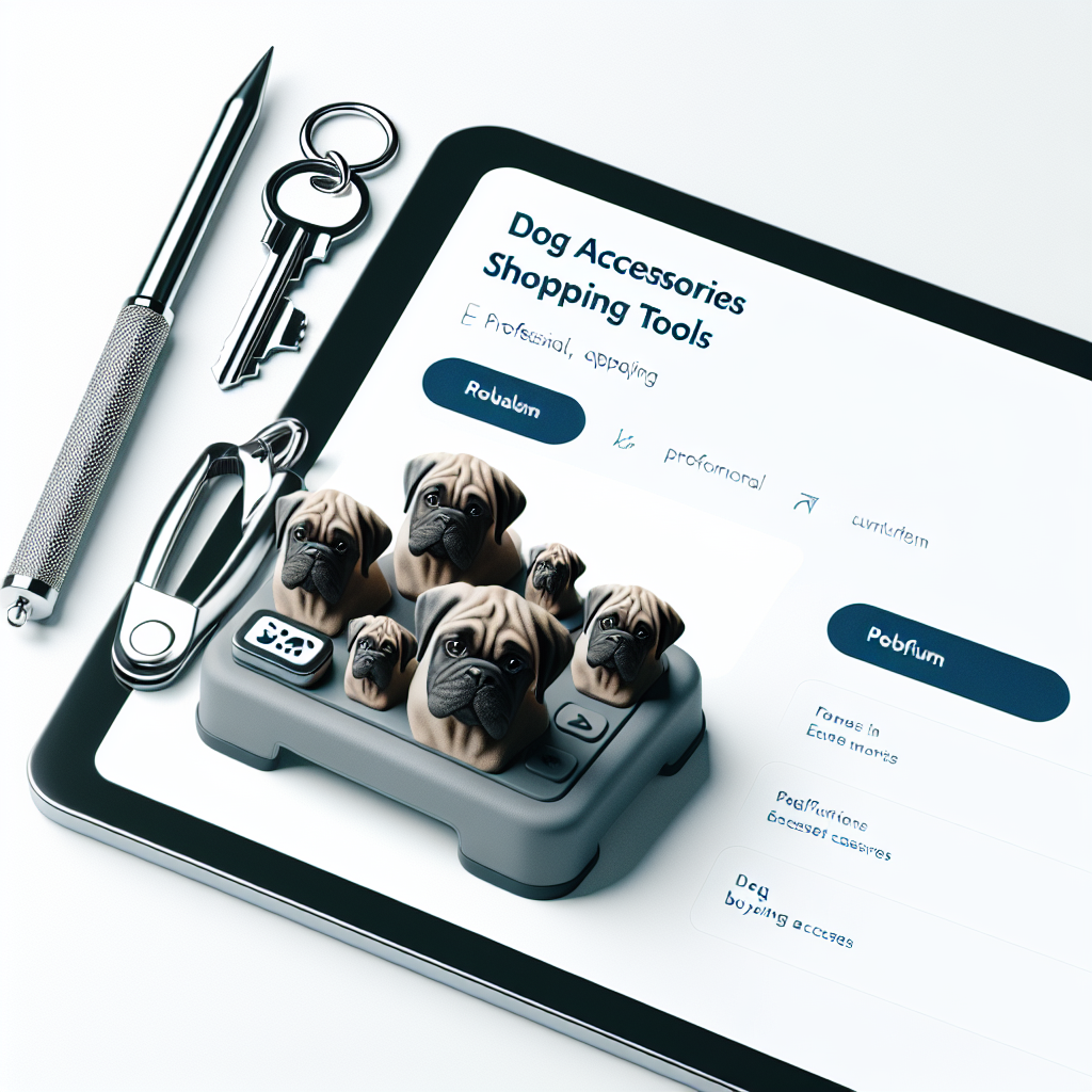 Hundezubehör-Shopping-Tools